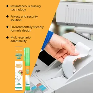 Vue détaillée du spray pour papier thermique JUE-FISH pour une protection de la vie privée