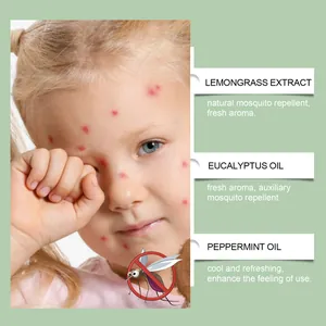 Aceites esenciales naturales de citronela y menta para parches repelentes de mosquitos