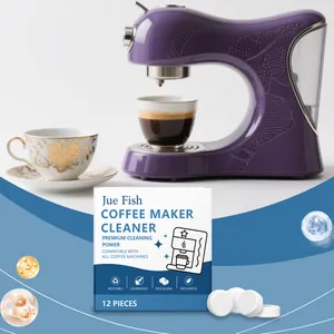 Jue Fish Kaffeemaschinen Reinigungstabletten Universal Entkalkungstabletten Für Espressomaschinen Fettlöser Effizienter Reiniger Für Haushalt Und Büro