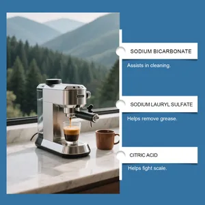 Entkalkungstabletten für Kaffeemaschinen Inhaltsstoffe wie Zitronensäure und Natron