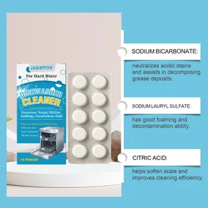 Gedetailleerd overzicht van vaatwasmachinetabletten met actieve ingrediënten
