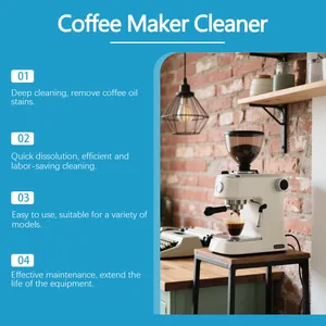 Features of coffee maker cleaner tablets for deep oil stain removal and maintenance