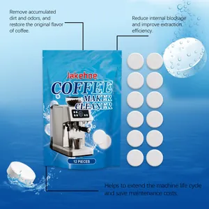 Professional Jakehoe coffee maker cleaner tablets for deep cleaning and scale removal