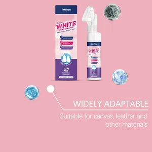 Détails du nettoyant Jakehoe pour chaussures, adapté aux matériaux en toile et en cuir