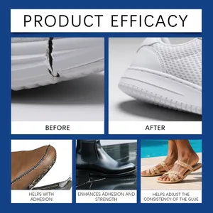 Colle de réparation de chaussures professionnelle pour baskets, bottes et sandales, adhésion forte.