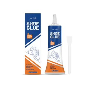 Kit professionnel de colle pour chaussures Jue Fish imperméable et invisible, 60ml.