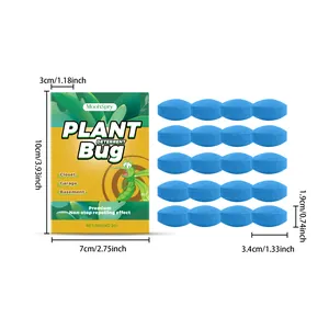 MoonSpry plantaardige insectenwerende tabletten voor kasten en garages met 20 stuks