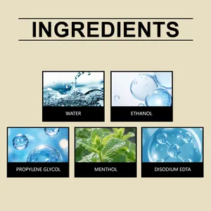 Ingrediëntenlijst voor mierenwerende spray met menthol en ethanol