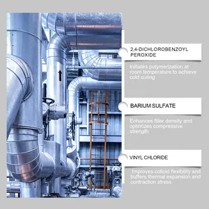 High-performance industrial metal repair glue with technical chemical component details