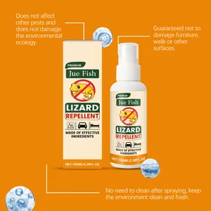 Milieuvriendelijke Jue Fish hagedisafstotende spray 100ml voor binnen- en buitenbescherming