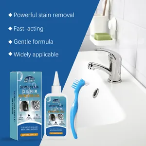 Jue Fish stain remover gel kit with brush for bathroom tiles and grout cleaning