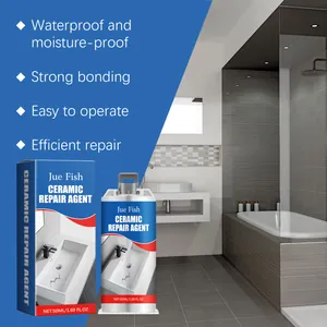 Jue Fish ceramic repair agent for bathroom tiles featuring strong waterproof bonding properties