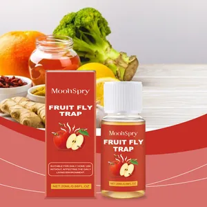MOONSPRY Fruit Fly Trap Bait Odor Formula Fructose Sorbitol Attractant For Indoor Kitchen Fruit Fly Catcher Household Pest Control