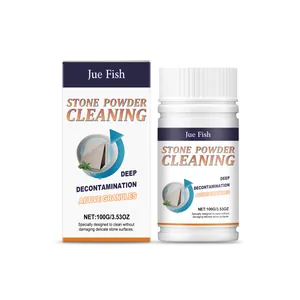 Professional Jue Fish Stone Powder Cleaning agent for deep decontamination and polishing, 100g bottle