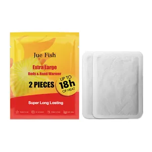 Jue Fish parches térmicos desechables extra grandes cuerpo y manos hasta 18 horas calor.