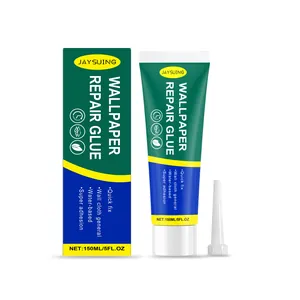 Colle de réparation de papier peint Jaysuing 150ml avec boîte et buse d'application.