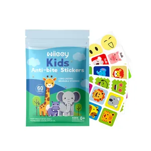 Parches antimosquitos WIIEEY para niños con dibujos de animales y aceite de eucalipto