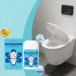 JUE FISH draagbare toiletverfrisser Ocean Spray in een moderne badkameromgeving