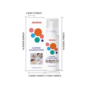 Guide détaillé des dimensions du spray nettoyant pour vêtements Jakehoe 100ml