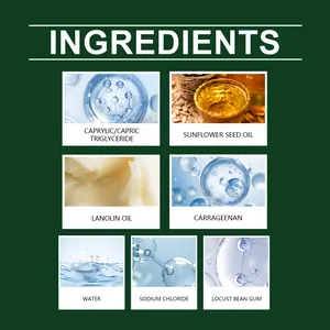 Detailed ingredient list including sunflower seed oil and lanolin for leather care kit