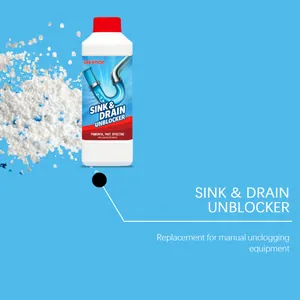 Jakehoe professional sink and drain unblocker powder for kitchen and bathroom plumbing pipes