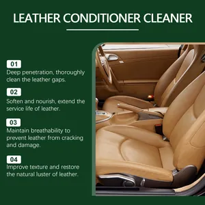 Leather conditioner cleaner benefits for luxury automotive leather car seat maintenance