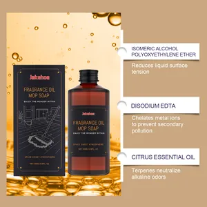 JAKEHOE 100ml limpiador suelos cítrico multifuncional y jabón perfumado para madera