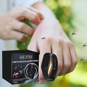 Draagbare Ultrasone Muggenwerende Horloge Siliconen Kinetische Moleculaire Armband Voor Outdoor Camping Reizen Kinderen Volwassenen