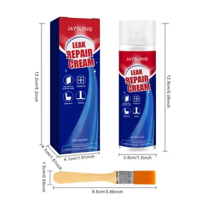 Detailed dimensions of Jaysuing waterproof leak repair cream with brush and box