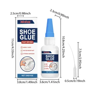 Detailed size and dimensions for Jakehoe 30g waterproof fast drying shoe repair glue