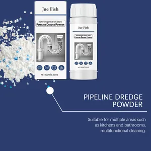 Powerful Jue Fish pipeline dredge powder for kitchen and bathroom drains cleaning
