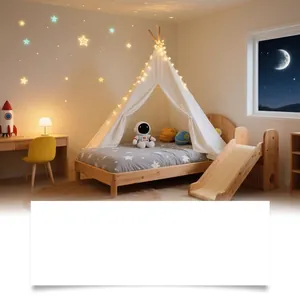 MOONSPRY insectenwerende korrels lifestyle scène toont brede dekking in een kinderkamer