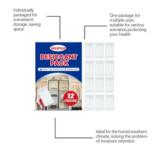 JAKEHOE household desiccant pack set for moisture-proof wardrobe and shoe cabinet use.