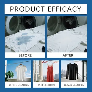 Laundry color catcher sheets effectiveness for white red and black clothes before and after