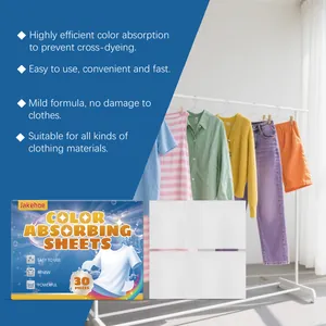 Efficient laundry color absorbing sheets to prevent cross-dyeing in mixed washes