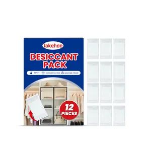 Pack of 12 household desiccant sachets for wardrobe and shoe cabinet moisture absorption