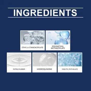 Detailed breakdown of chemical ingredients for professional shoe repair glue formulation