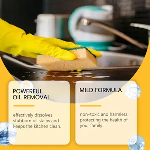 Detalle de la limpieza eficaz de manchas de aceite con una fórmula suave y no tóxica.