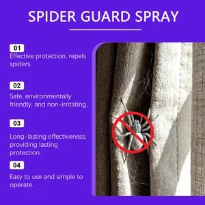 Spray protecteur contre les araignées pour rideaux efficace à domicile