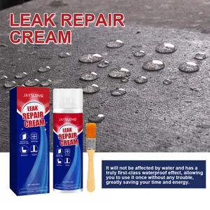 Jaysuing leak repair waterproof cream 100g with brush for bathroom and pipeline repair