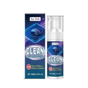 Espuma limpiadora Jue Fish para alfombrilla de ratón y teclado, bote de spray de 100 ml