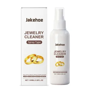 Jakehoe 100ml sieradenreiniger spray voor goud, zilver, ringen en horloges in doos