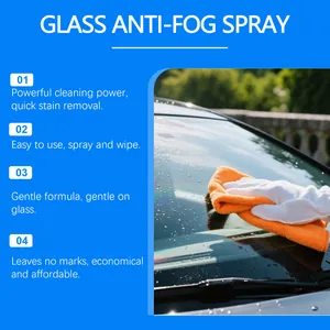 Spray antiappannante vetri auto con pulizia potente e rimozione rapida delle macchie