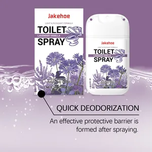 Jakehoe lavendel vanille toiletspray 30ml voor snelle geurverwijdering en verfrissing