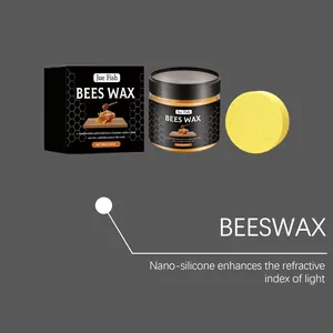 Detail of Jue Fish Beeswax furniture polish with nano-silicone for enhanced surface gloss
