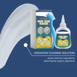 Powerful deep cleaning oxidation solution gel for tile grout and household seals.