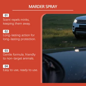 Informatieve afbeelding voor marterspray ter bescherming van automotoren.