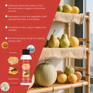 Hoogwaardig MoonSpry fruitvlieglokaas voor de keuken getoond met diverse verse vruchten