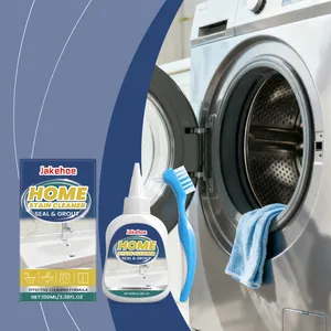 Jakehoe home stain cleaner gel for seal and grout including cleaning brush for washing machines