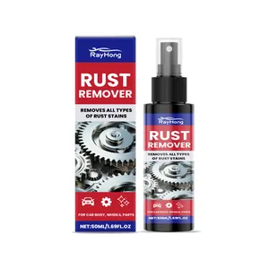 Rayhong Metal Rust Remover Spray For Car Wheel Rim Polishing Renovation Mild Decontamination Cleaner Rust Stain Removal Maintenance